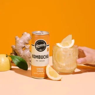 Ginger-Lemon Kombucha